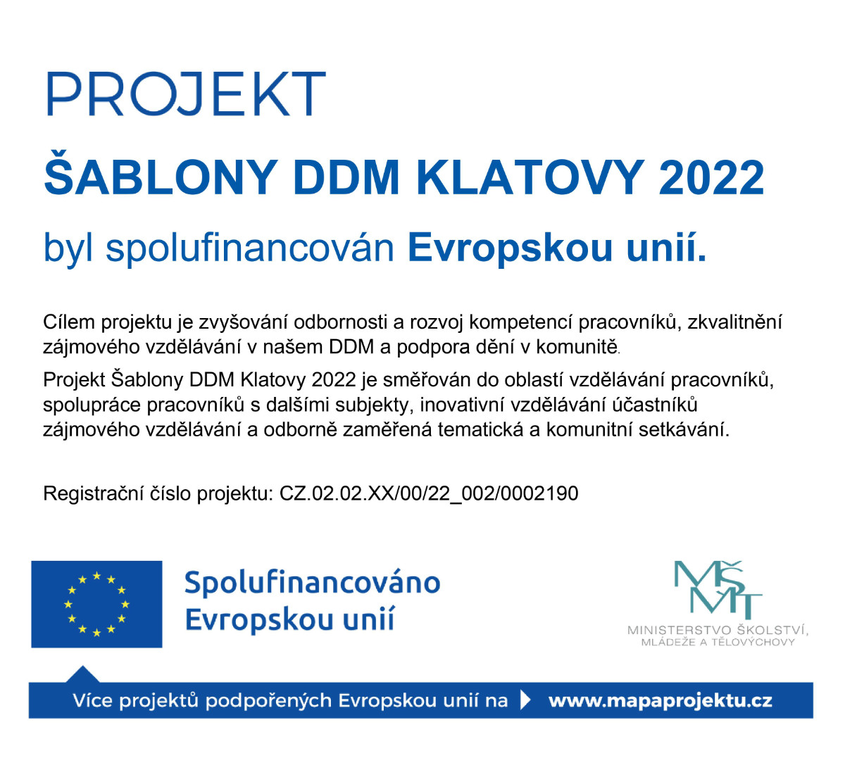 Šablony DDM Klatovy 2022
